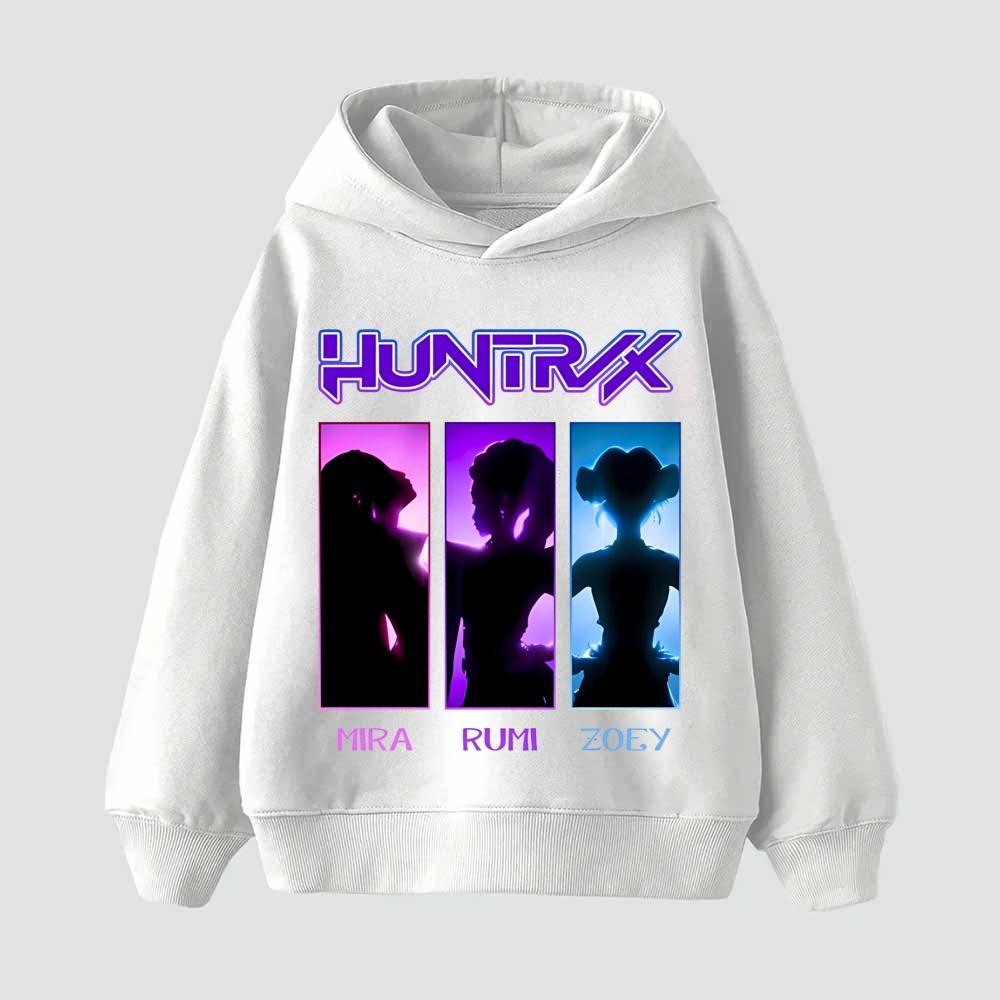 

Children s Hoodie K-pop Demon Hunters Hoodies Boys Girls Long Sleeve Outerwear Saja Boys Print Hooded Coat for Children Tops 100