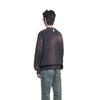 Nomanual Spray Dyeing Knit Zip Up   Charcoal