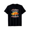 Camiseta Gráfica de Nuggets de Pollo Thunder Rock Algodón Suave Manga Corta Camiseta Casual para Hombre
