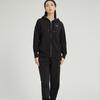 Puma Solid Color Zip-Up Hooded Casual Jacket Women Jackets Black 676654-01