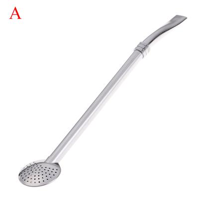 Yerba Mate Straw Tea Drinking Bombillas Filter Tubes Stainless Steel Straws