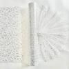 Gold Leaf Dot Table Runner: Glittering Mesh Decoration for Weddings and Christmas.