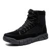 Outdoor tooling cold Martin boots fleece thickened comfortable non-slip men's shoes high-top mountaineering shock absorption off-road men's cotton
