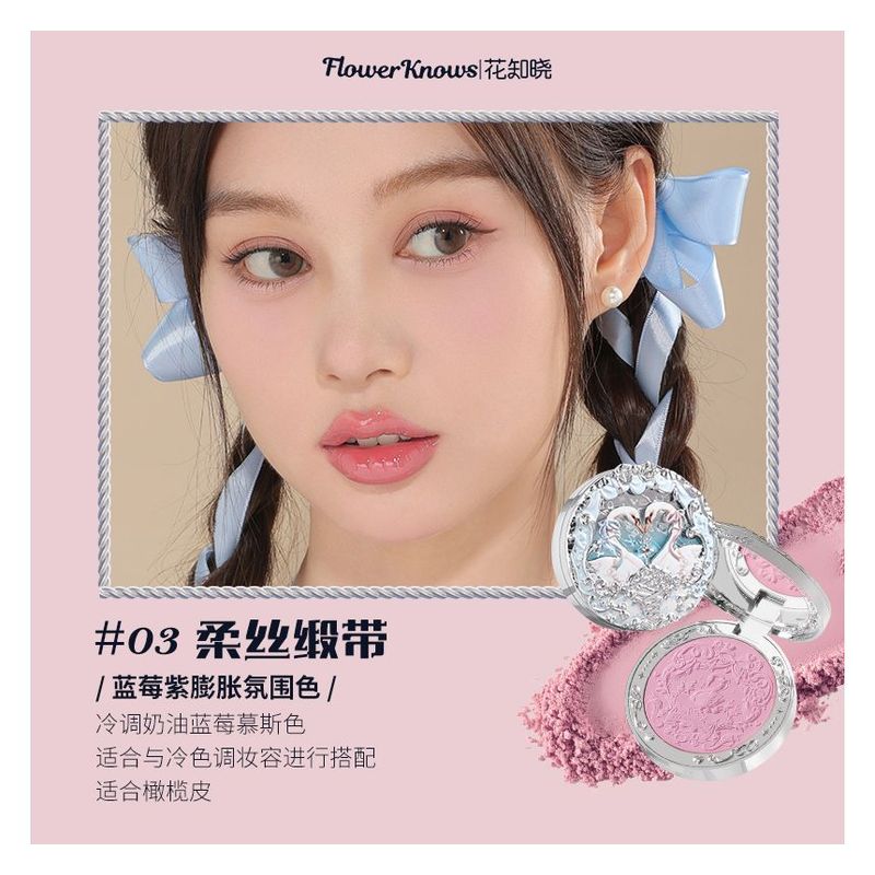 Flower Knows - Swan Ballet Sammetsrouge - #03 Silky Ribbon