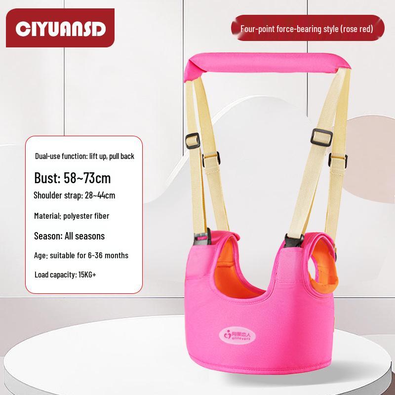 Multifunctional Breathable Baby Walking Harness with Anti-Fall, Anti-Choke, and Anti-Lost Features