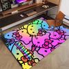 Custom HelloKitty Mat Personalized Name, Polyester Washable Indoor Entryway Rug, Gift for Christmas, Easter, Thanksgiving Day