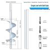 Electric Mixer for Plaster, Cement, Putty, and Paint