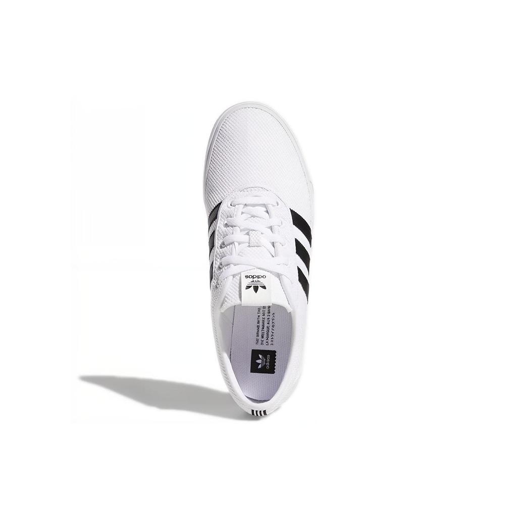 Adidas Originals Adiease Durable Wrap Low-Top Skate Shoes Unisex Sneakers White Black DB3117