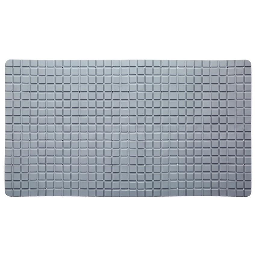 Non-Slip Bath Mat Grids PVC Mats with Suction Cup for Bathroom Toilet Bathtub Rug Doormat Safety Grey White Beige 38x70cm