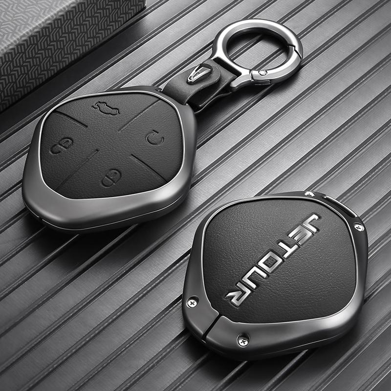 Key Fob Cover For Chery Jetour Dashing Car Key Protector Zinc Alloy Full Protection Shockproof Dashing I-DM Car Accessories