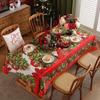 Christmas Tablecloth Holiday Wedding Party Table Cover Festive Craft Decor