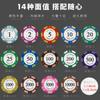 10 buc/lot jetoane de poker din argilă Las Vegas 14 g set monede de cazinou jetoane de poker monede de 40 mm monede de dolar divertisment joc de cărți LasVegas
