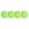 1.9in Wheel Rims RC Beadlock Wheels Rims for Axial SCX10 for Traxxas 110 RC Crawler Cars Green