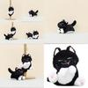 Charming Plush Cat Stuffed Animal Keychain High Quality Soft Short Fur Design