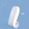 Full Length Inner Heightening Shoe Insoles Elastic Breathable Shock Absorbing Inserts for Sports White 39 40