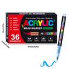 Acrylic  Markers Brush Tip Paint Marker 12-72 Colors Acrylic Paint Pen for Rock Canvas Wood Ceramic Adult Coloring DIY Crafts