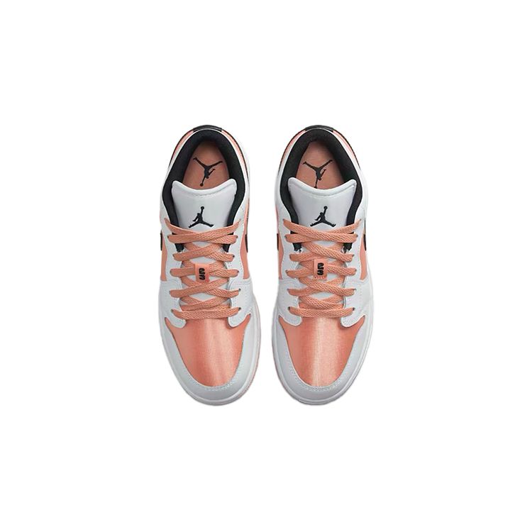 Air Jordan 1 Low GS Light Madder Root White Black Leather GS Retro Sneakers DM8960-801