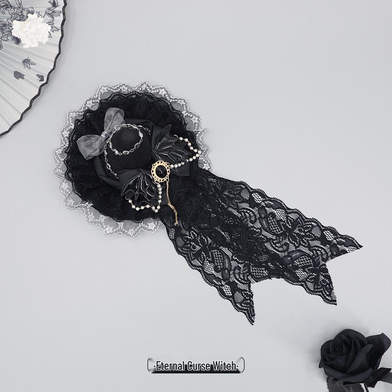 Lolita Gothic Halloween Magical Girl Witch Hat