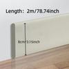 2M Waterproof Enclosure Self Adhesive Skirting Line 3D Wall Sticker Thickened Anti-collision Decoration Kid's Corner Line