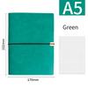 A5 B5 Business Leather Journal Notebooks 6 Ring Binder Planner with 100 Sheets  Blank Printed Loose-leaf Diary Notebook