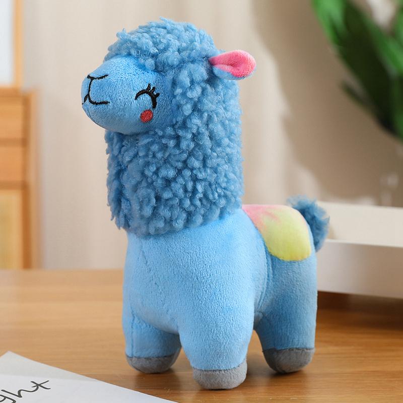 25~55cm Süße Alpaka-Puppe Plüschtier Stofftier Stehend Grasland Cartoon-Tier Plüschtier Bunt Beruhigend Geburtstagsgeschenk