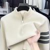 Men's Korean Style Winter Knit Sweater - Trendy Base Layer for Autumn/Winter