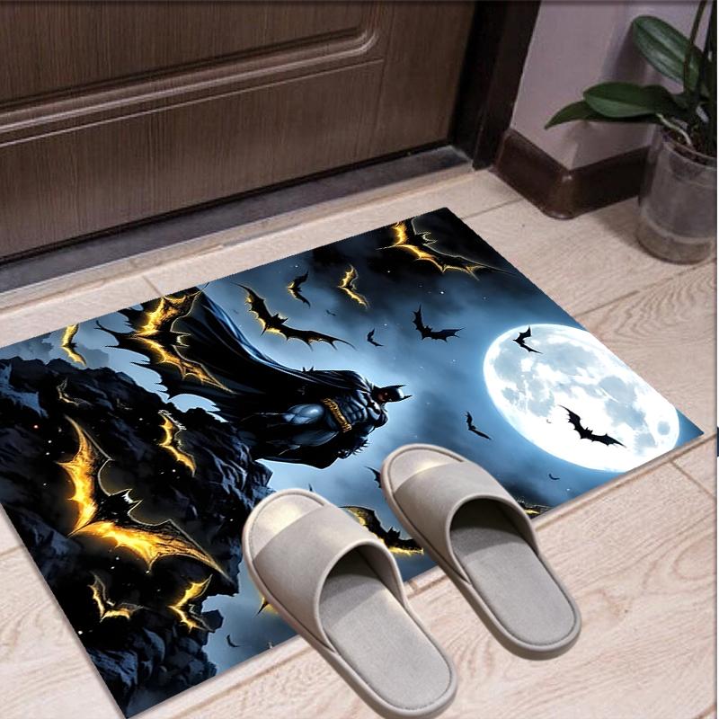 Batman Pattern Rug, Indoor/Outdoor Mat, for Picnic, Gameroom, Bedroom, Office, Living Room, Home Decor Carpet, Birthday Gift
