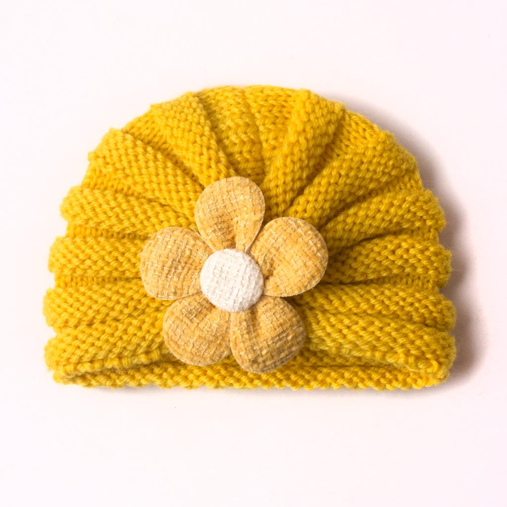 Autumn/Winter Knitted Baby Hat: Warm, Windproof & Comfortable Woolen Cap for Kids