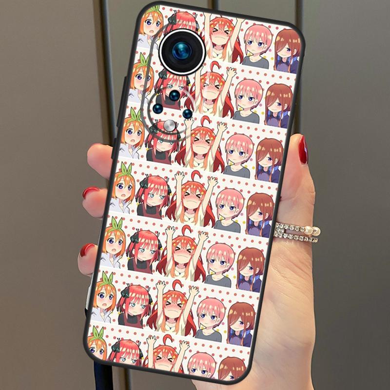 Itsuki Nino Yotsuba Nakano Cover For Honor 50 Lite Case For Huawei P20 P30 P40 Pro Nova 9 5T P Smart 2021 8X 9X 10i