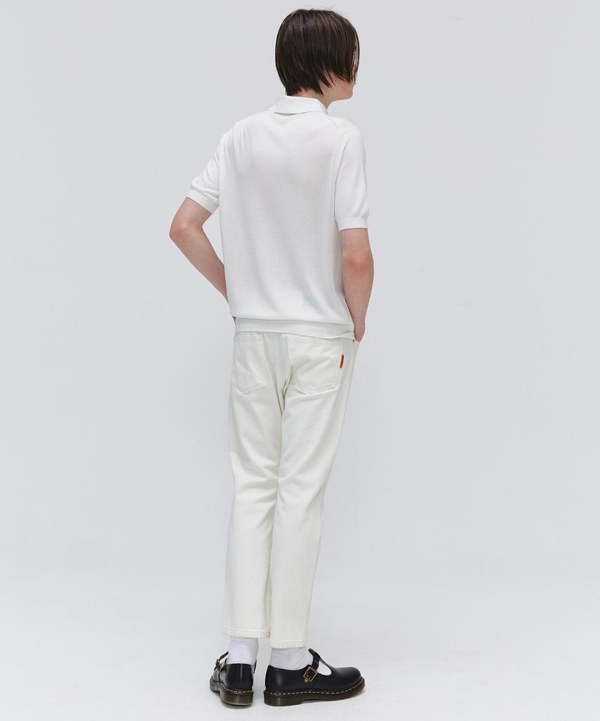 EZIO Soft Collar Half Knit_Ivory