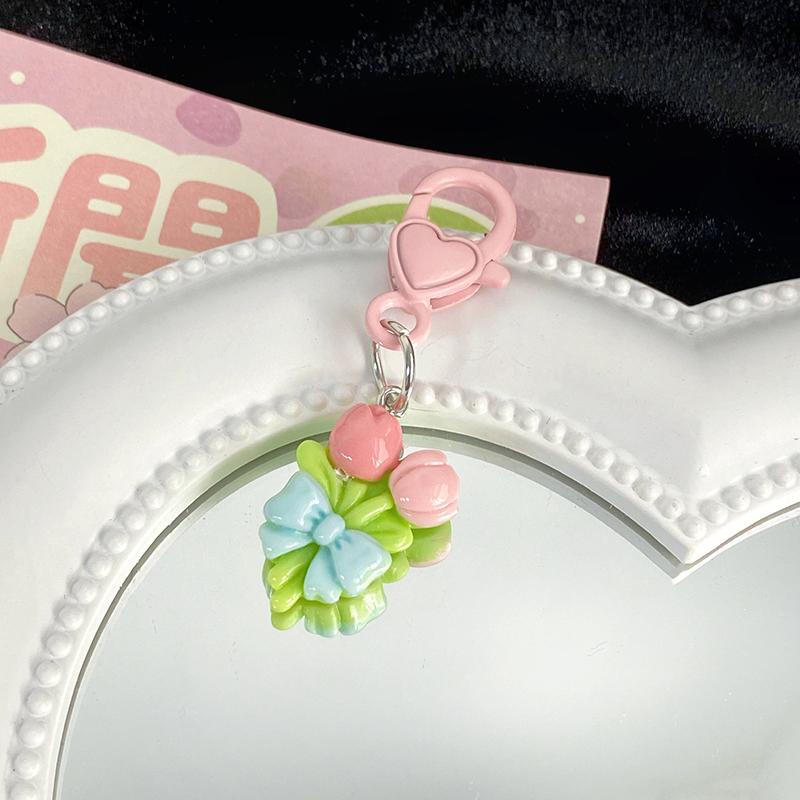 

Кавайный мультяшный брелок с кроликом, милый бантик, сердечко, брелок для ключей, держатель для ключей от машины, подвеска для школьной сумки, шарм для рюкзака, подарки для пары