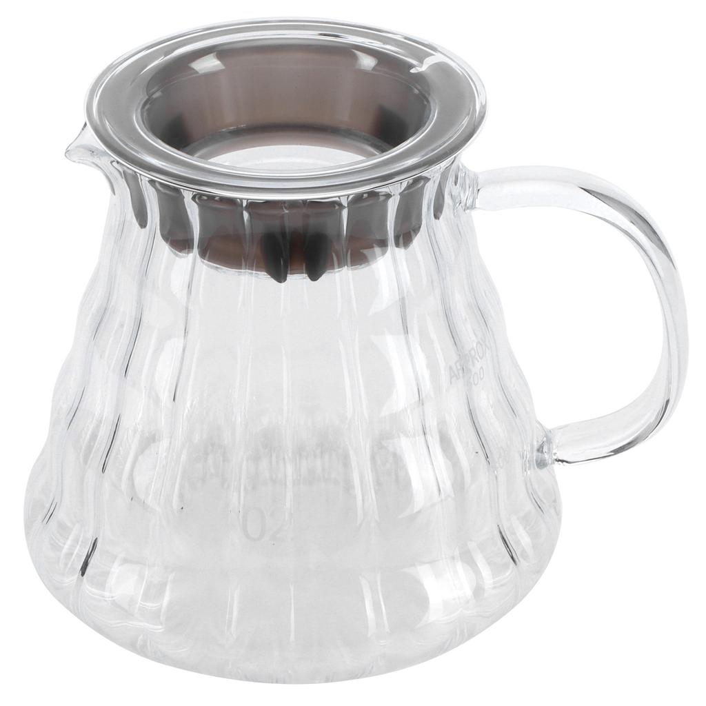 Coffee Pot High Borosilicate Glass Coffee Maker Kettle Teapot Supply for Home Office500ml