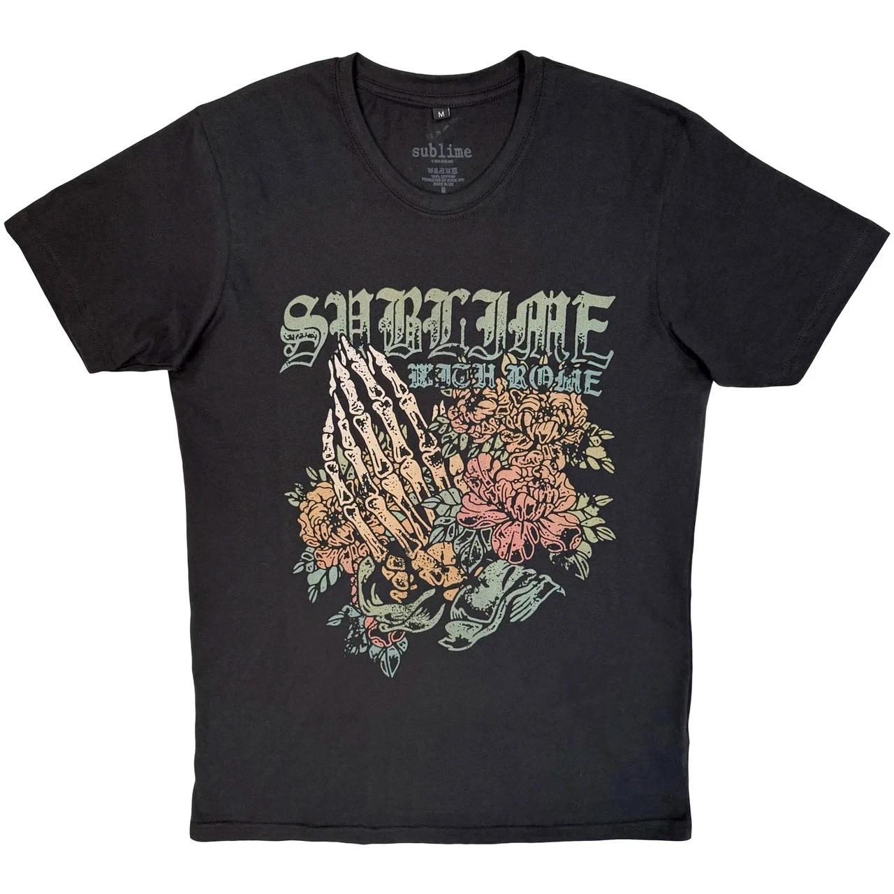 Sublime - Praying Hands - Black Carbon t-shirt L