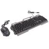 Gaming Keyboard and Mouse Combo 104 Keys Ergonomically Mechanical Feel Wired USB Gaming Keyboard Mouse Set