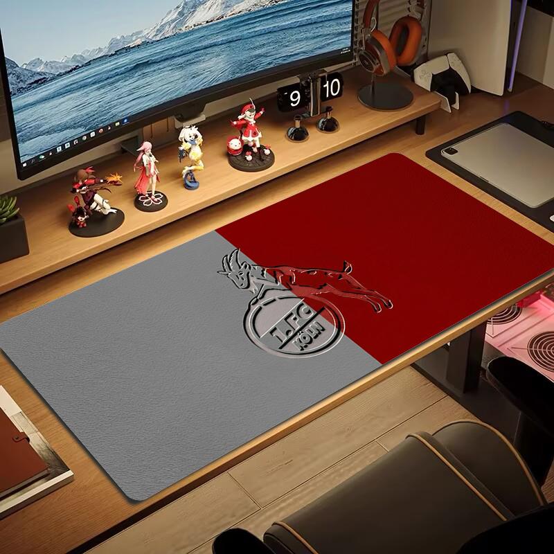 FC KÖLN Tappetino Mouse Grande Cuscino Tavolo da Gioco Antiscivolo Laptop Tablet Mousepad Grande Tappetino XXL Mini PC Tappetino da Gioco Con bordo bloccato_XIA