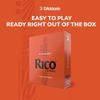 D'Addario WoodWinds Daddario Reed for Bb Clarinet RICO RCA2535 [Hardness: 3.5] Pack of 25 [Domest...