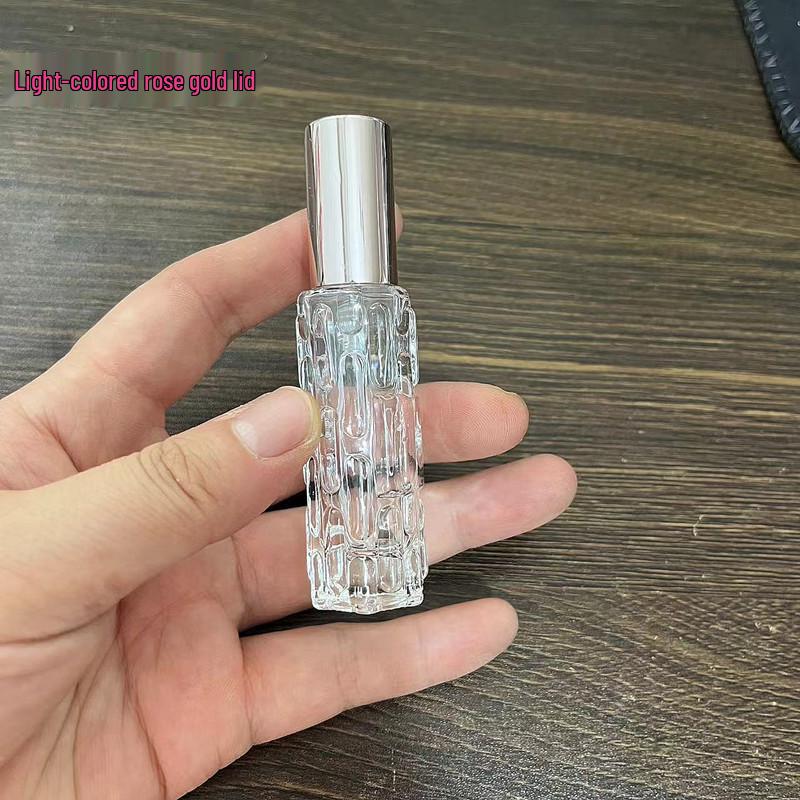 Bitter Gourd 10ml High-End Glass Perfume Spray Bottle - Portable Travel Dispenser.