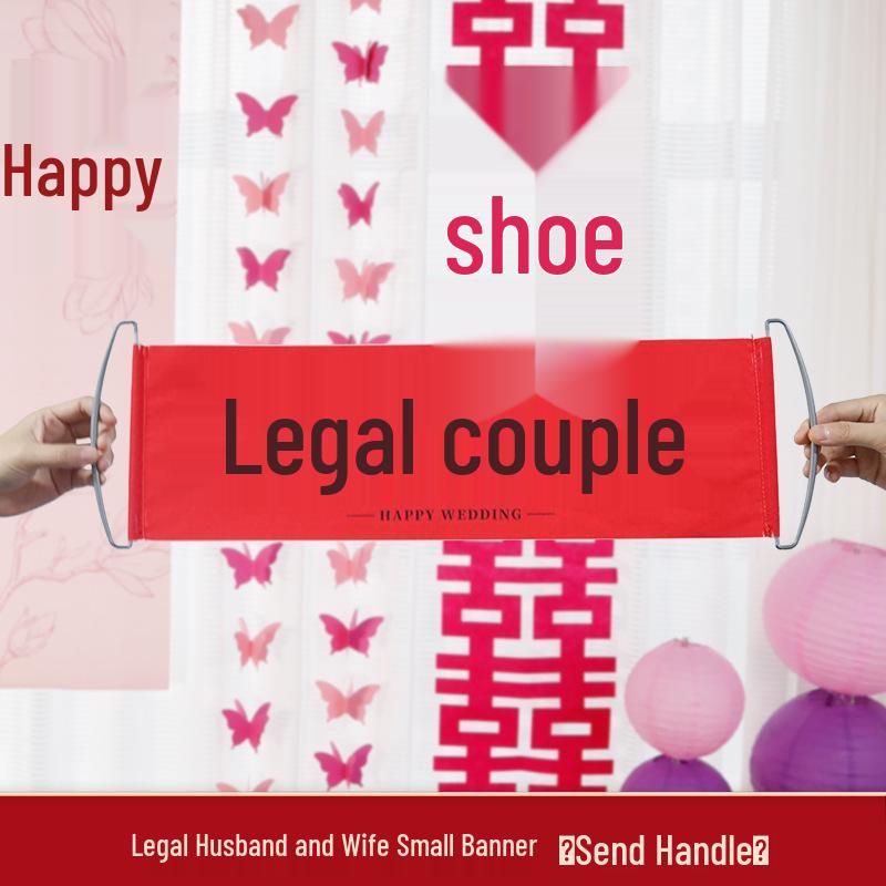 Hand-Drawn Wedding Photo Props Banner for Bride and Bridesmaids Engagement Game