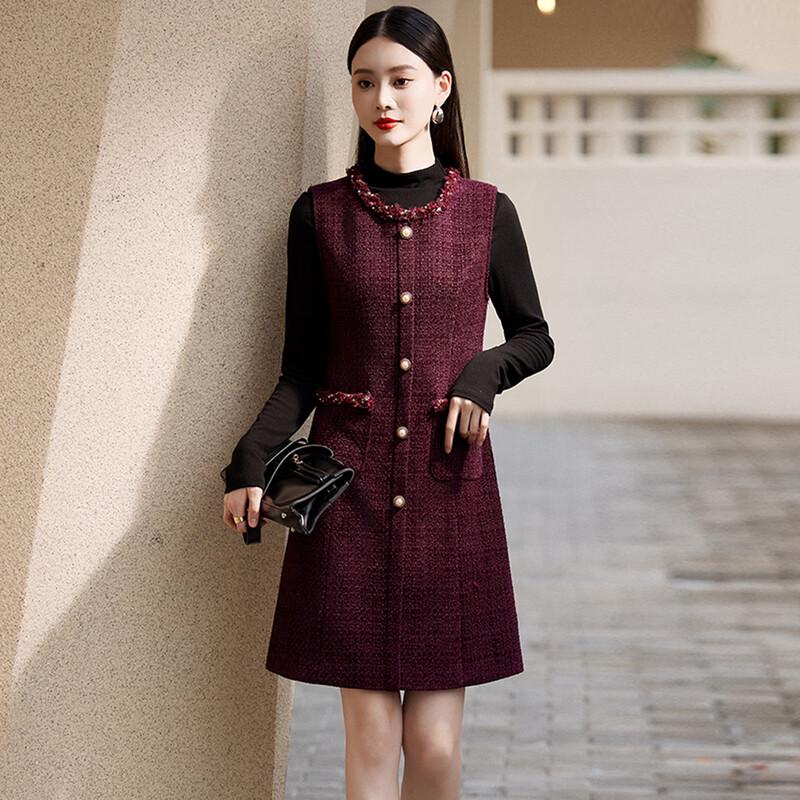 Hangyige Chic Sleeveless Vest Dress