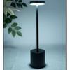 Simple LED Rechargeable Touch Metal Table Lamp Three Colors Bedside Cordless Desk Lamp Bar Outdoor Decoration Led Night Light
