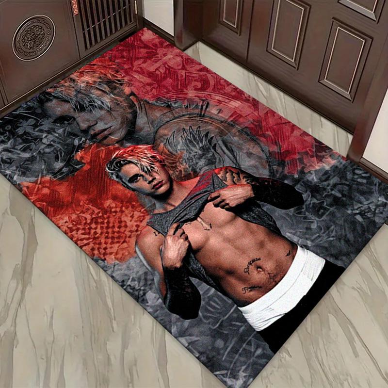 Bieber Carpet Rug for Living Room Bedroom Home Sofa Decoration,Kids play Non-slip Floor Mat