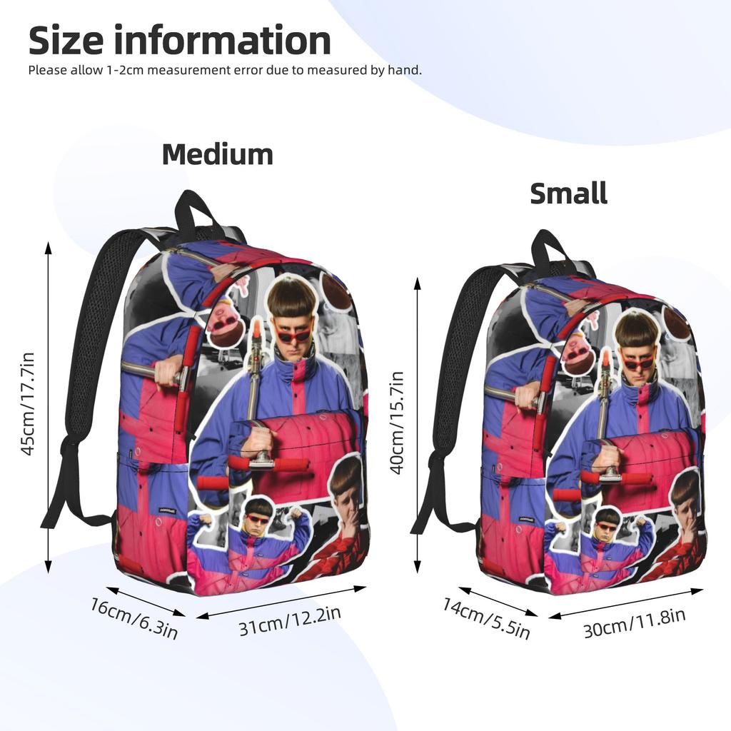 RIP Oliver Tree 1993-2026 Backpack for Men Women Teenage Student Work Daypack  Laptop Computer Canvas Bags Lightweight
