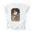 Frog Wizard and Mushroom Tarot TShirt Mystical Spirit Animal Print Shirt Creative Design Unisex Tshirt Men Women Vintage Tee