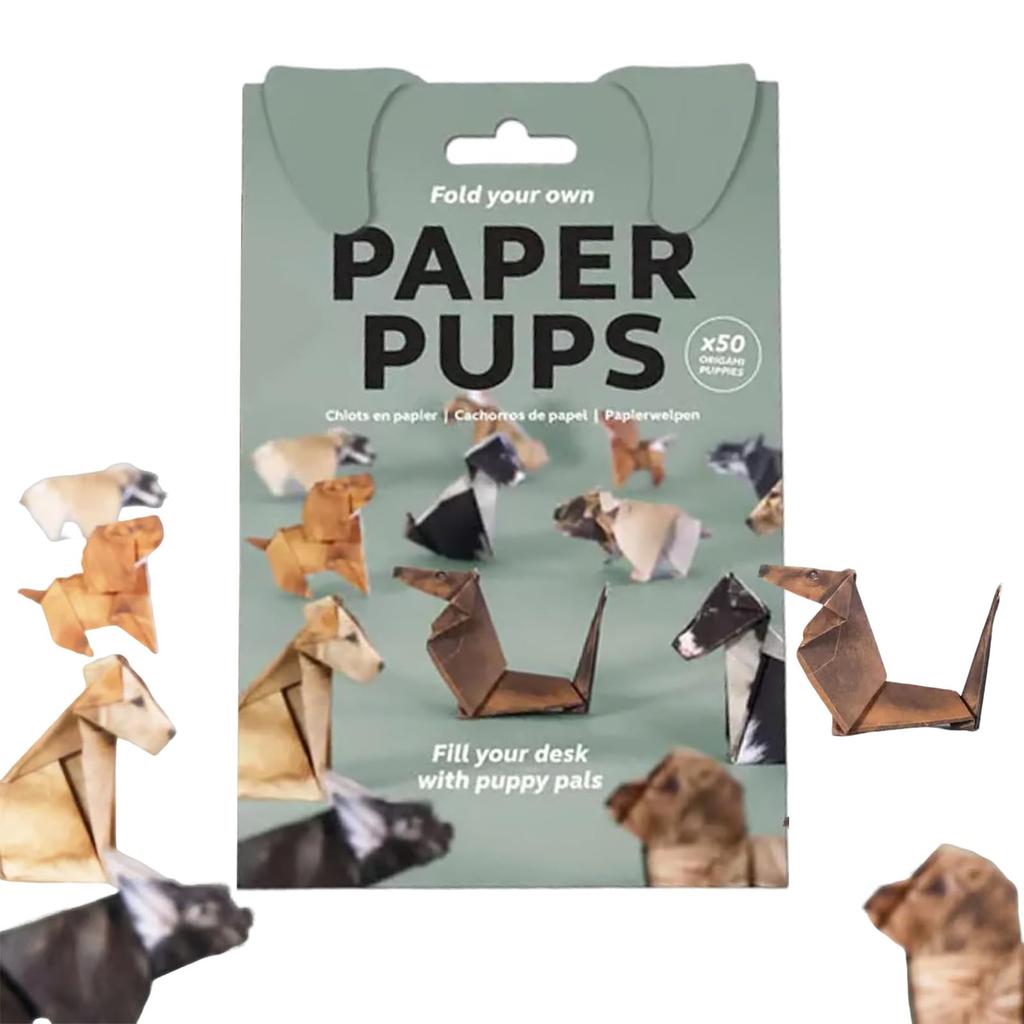 150/100/50pcs DIY Paper Cats Dogs Dinosaurs Folding Animal Creative Papercraft Kit Handmade Activity for Adults & Kids Cute Gift
