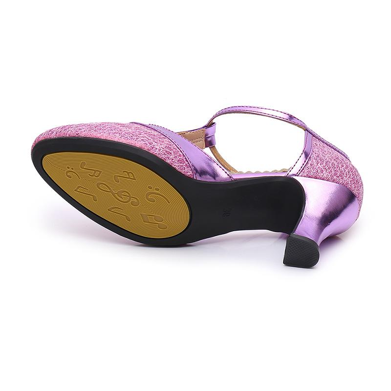 Scarpe da Ballo da Sala Tango Salsa Danza Latina da Donna Tacchi da Festa Tacchi da 6,5 cm