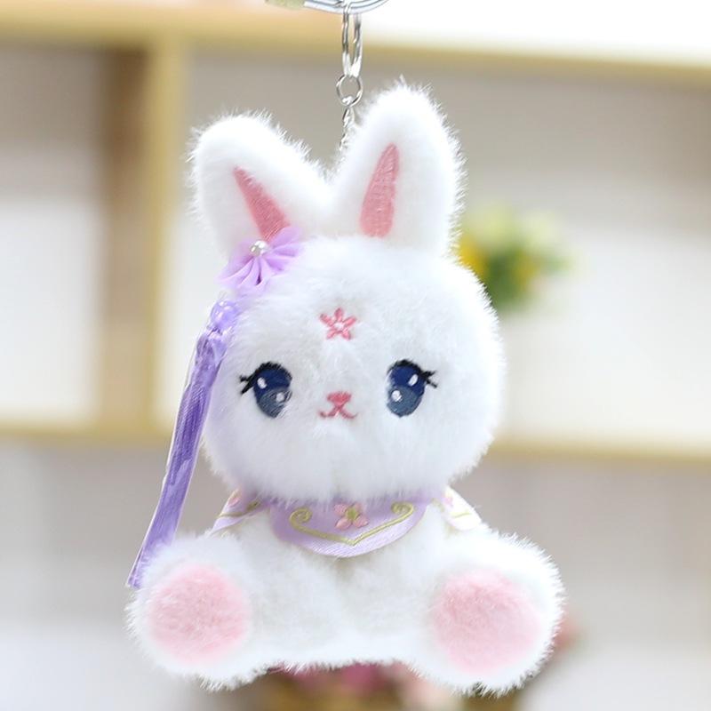 New Cute and Cute Little Rabbit Pendant Plush Toy Dolls and Bags and Exquisite Keychain