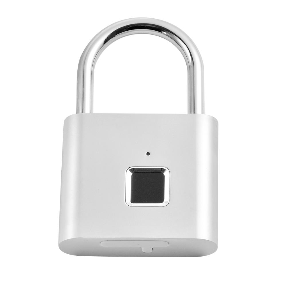 Waterproof Fingerprint Lock Smart Biometric Fingerprint Keyless Door Lock Security Padlock for Luggage Case