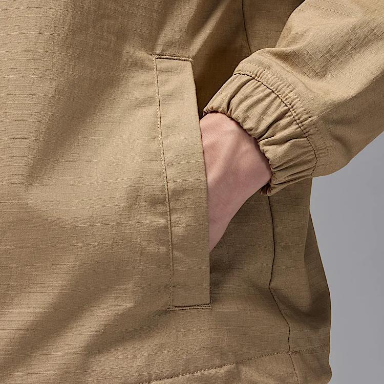 Jordan MVP SS25 Logotipo Sólido Cómodo Versátil Ligero Chaqueta Pulóver Hombre chaquetas Camuflaje Desierto Vela HF9294257