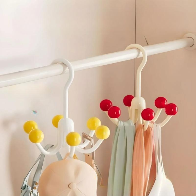Six Claw Hook, Household Bag Rack, Bag and Underwear Hook, Sling and Hat Hook, Dormitory Wardrobe Storage Rack