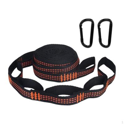 Hanging Cot Straps, Adjustable Tree Extension, Outdoor Camping Quick Install Orange 200cm 5